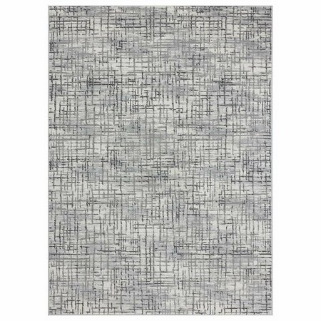 UNITED WEAVERS OF AMERICA Austin Eli Grey Area Rectangle Rug, 5 ft. 3 in. x 7 ft. 2 in. 4540 20772 58